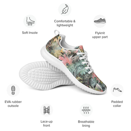 Pink Palm Men’s athletic shoes - Sola Shoe