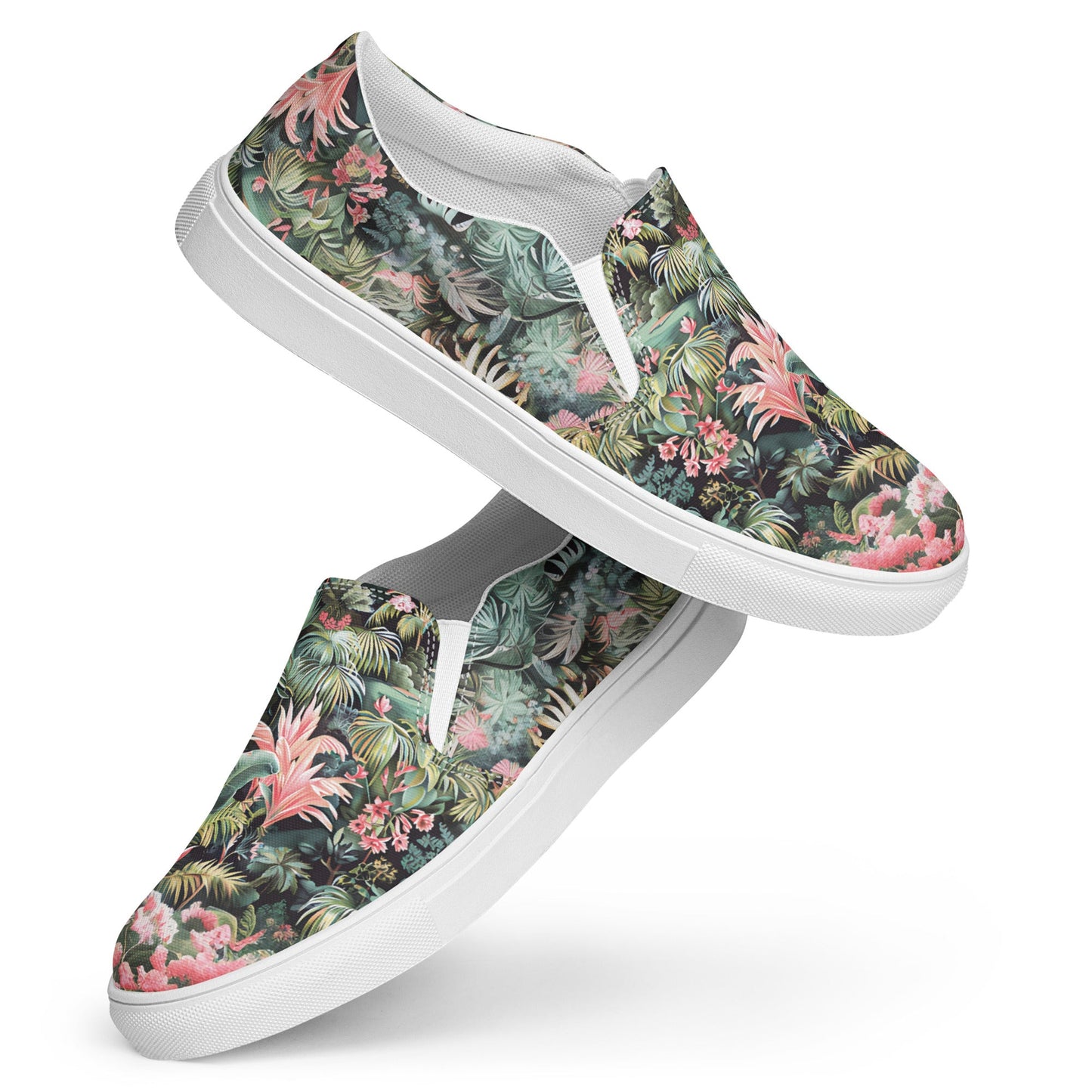 Pink Palm Men’s slip - on shoes - Sola Shoe