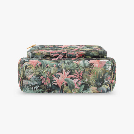 Pink Palm Multi - pocket Crossbody Bag - Sola Shoe