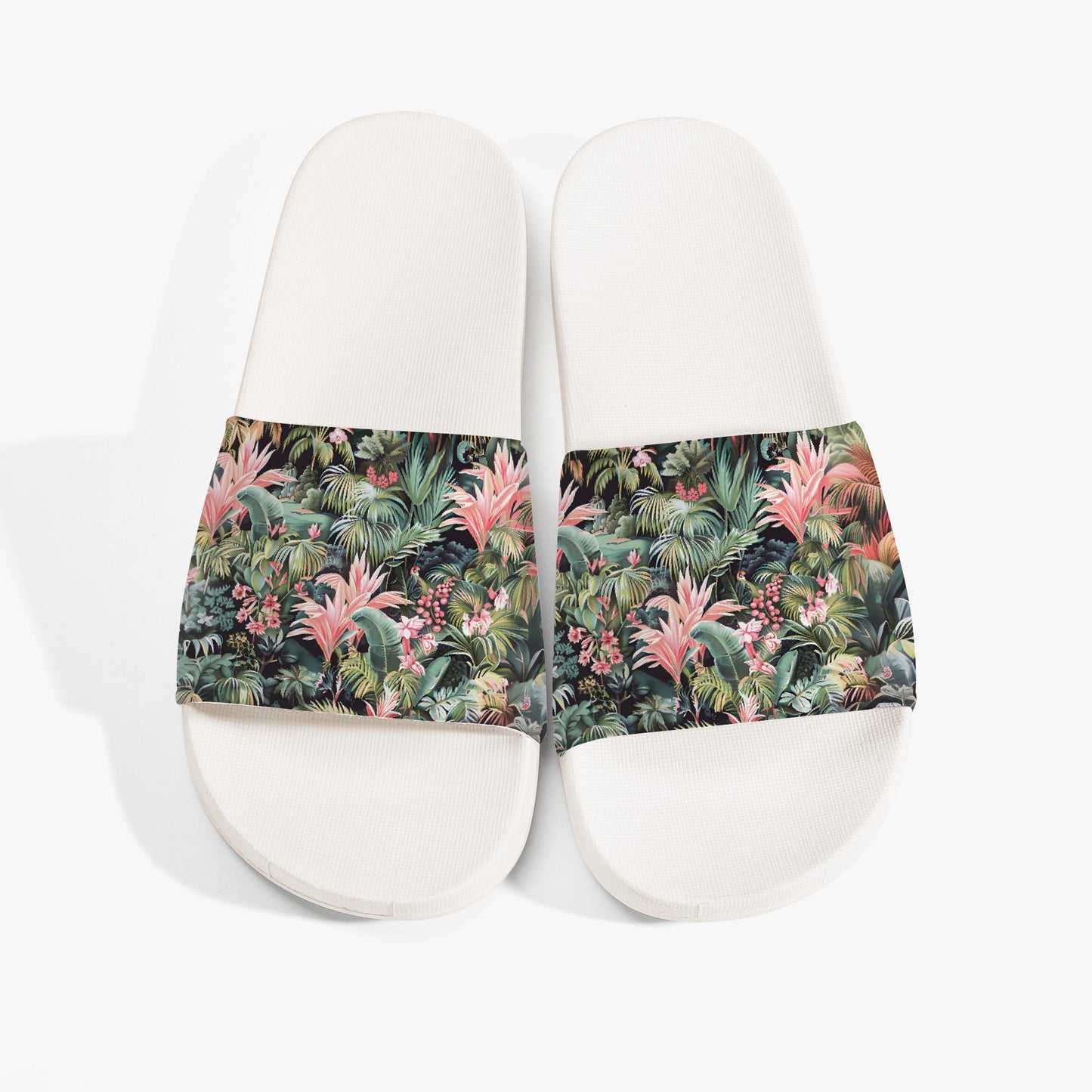Pink Palm Unisex Sandals - Sola Shoe