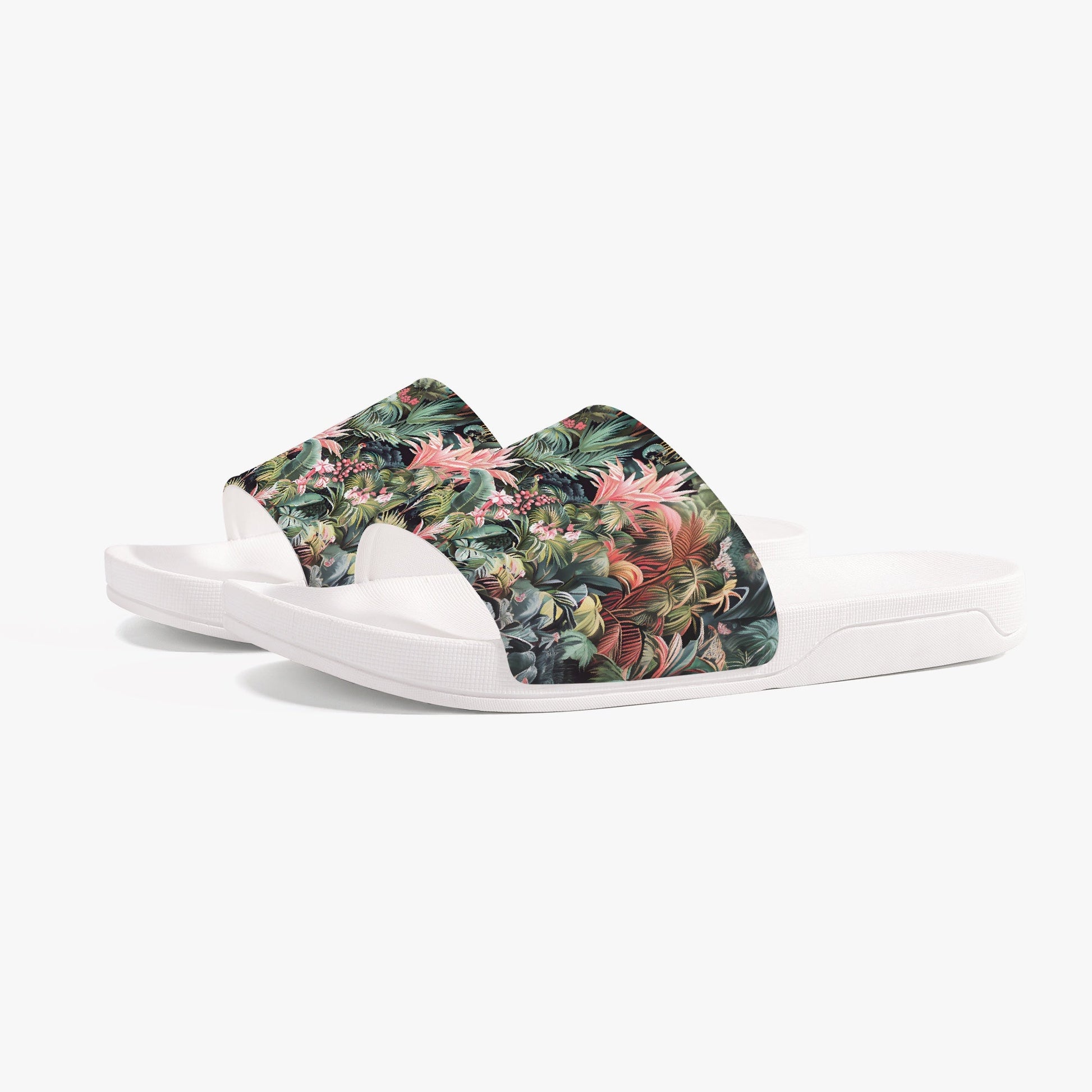 Pink Palm Unisex Sandals - Sola Shoe