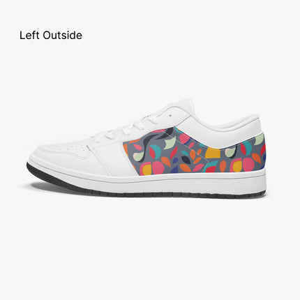 Pop Garden Low - Top Leather Sneakers - Sola Shoe