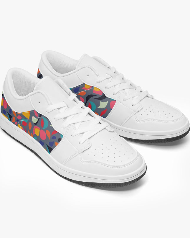 Pop Garden Low - Top Leather Sneakers - Sola Shoe