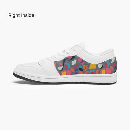 Pop Garden Low - Top Leather Sneakers - Sola Shoe