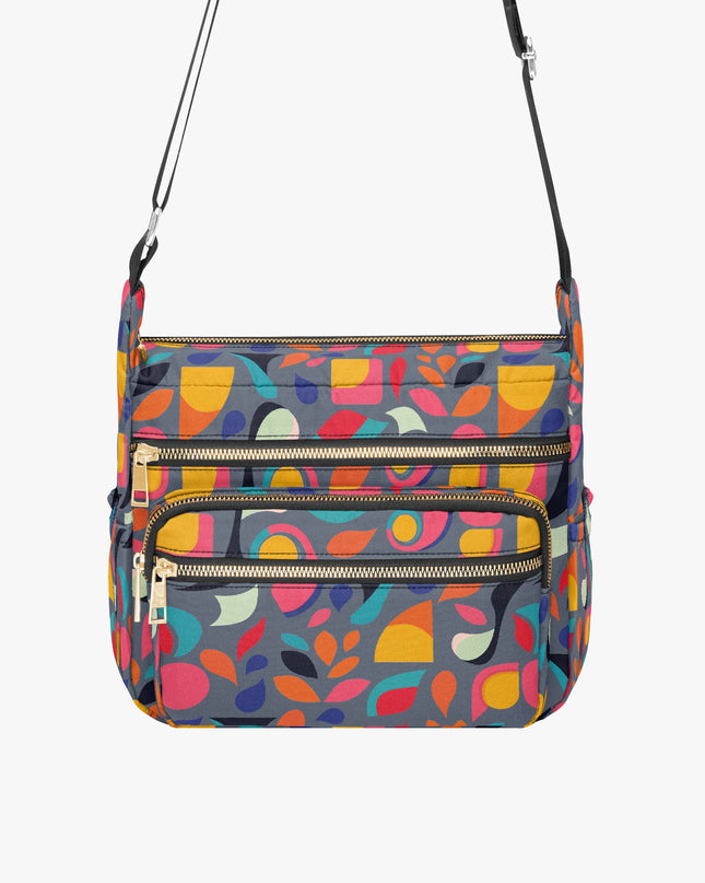 Pop Garden Multi - pocket Crossbody Bag - Sola Shoe