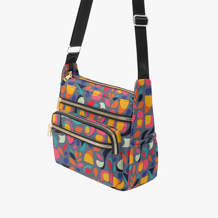 Pop Garden Multi - pocket Crossbody Bag - Sola Shoe