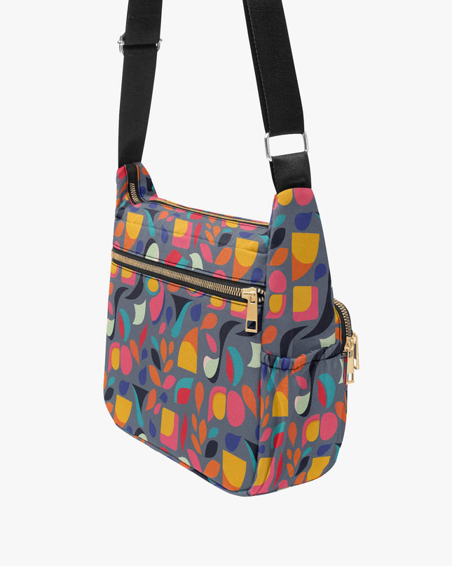 Pop Garden Multi - pocket Crossbody Bag - Sola Shoe