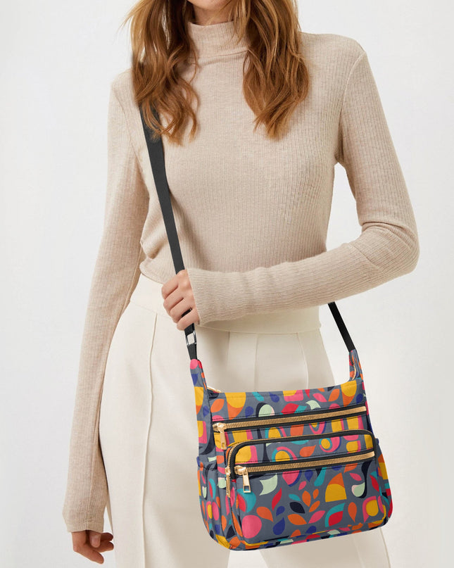 Pop Garden Multi - pocket Crossbody Bag - Sola Shoe