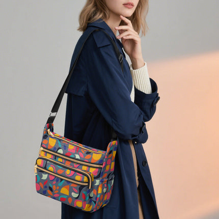 Pop Garden Multi - pocket Crossbody Bag - Sola Shoe