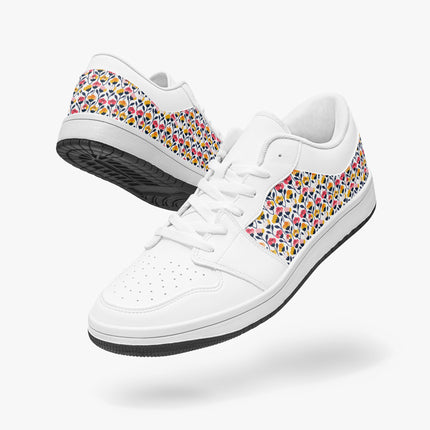 Poppy Low - Top Leather Sneakers - Sola Shoe