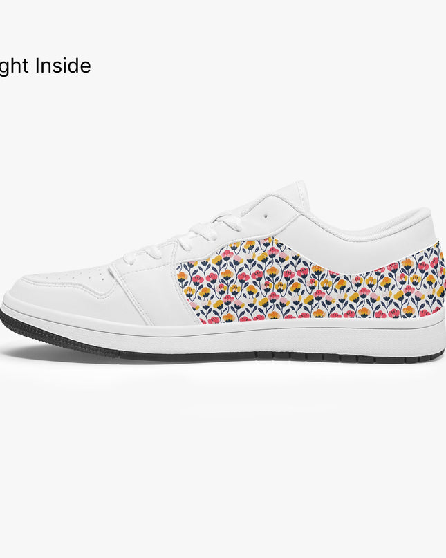 Poppy Low - Top Leather Sneakers - Sola Shoe