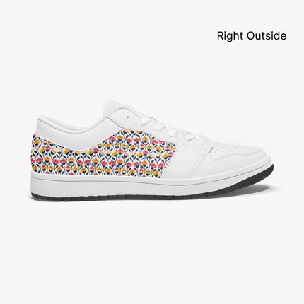 Poppy Low - Top Leather Sneakers - Sola Shoe