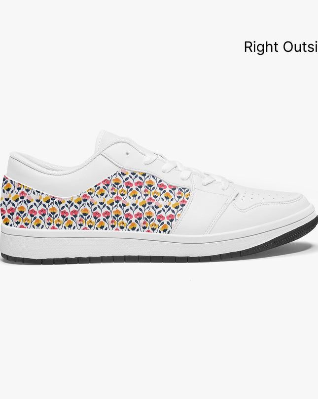 Poppy Low - Top Leather Sneakers - Sola Shoe