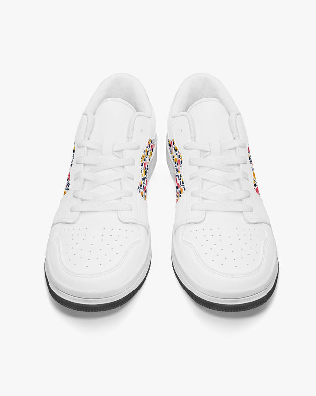 Poppy Low - Top Leather Sneakers - Sola Shoe