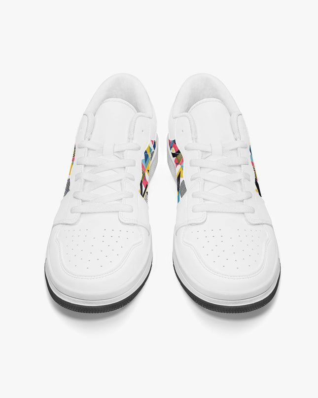 Skate Low - Top Leather Sneakers - Sola Shoe