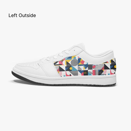 Skate Low - Top Leather Sneakers - Sola Shoe