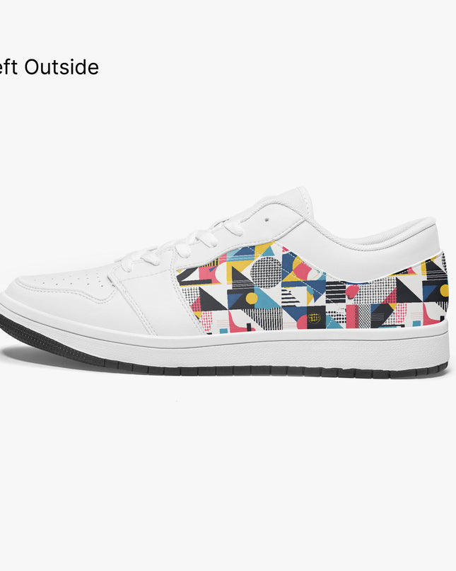 Skate Low - Top Leather Sneakers - Sola Shoe