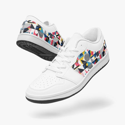 Skate Low - Top Leather Sneakers - Sola Shoe