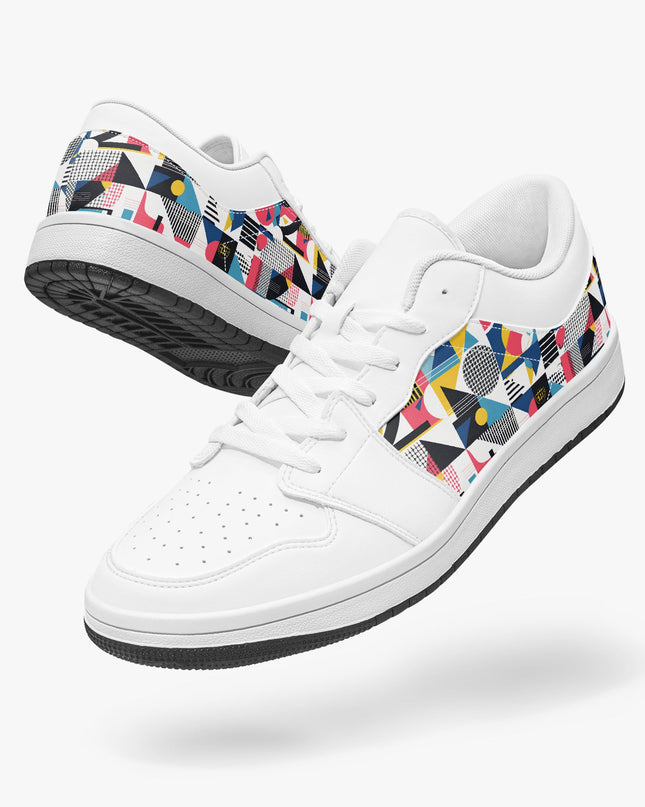 Skate Low - Top Leather Sneakers - Sola Shoe