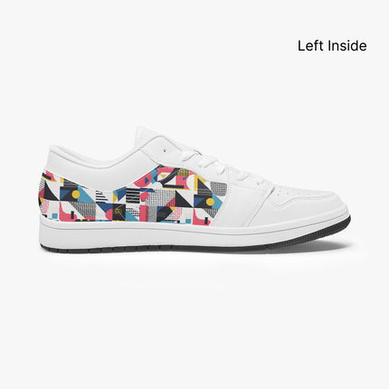 Skate Low - Top Leather Sneakers - Sola Shoe