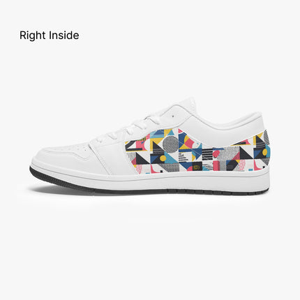 Skate Low - Top Leather Sneakers - Sola Shoe