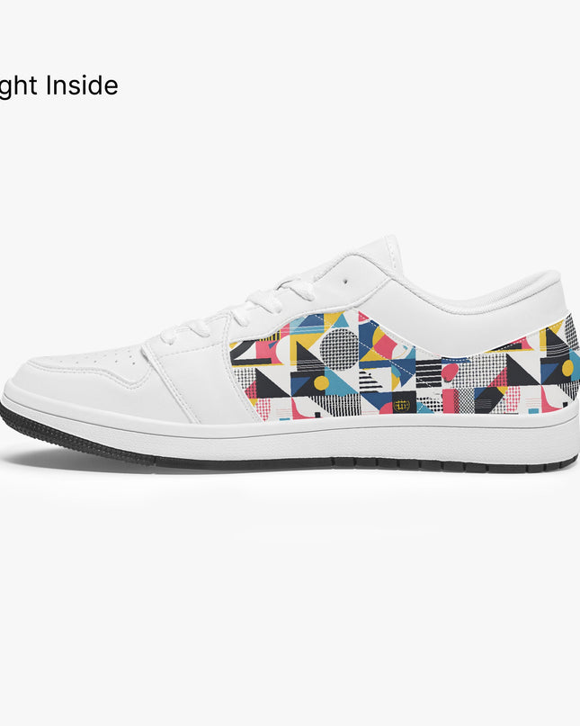 Skate Low - Top Leather Sneakers - Sola Shoe