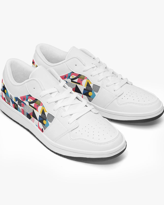 Skate Low - Top Leather Sneakers - Sola Shoe