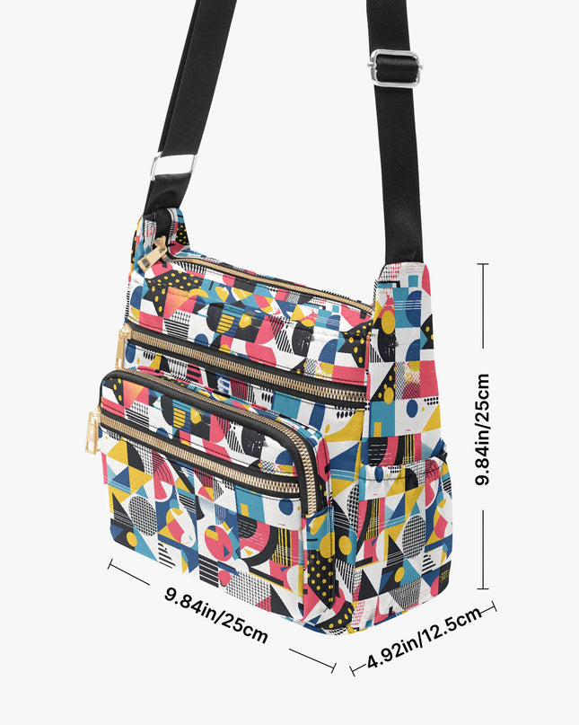 Skate Multi - pocket Crossbody Bag - Sola Shoe