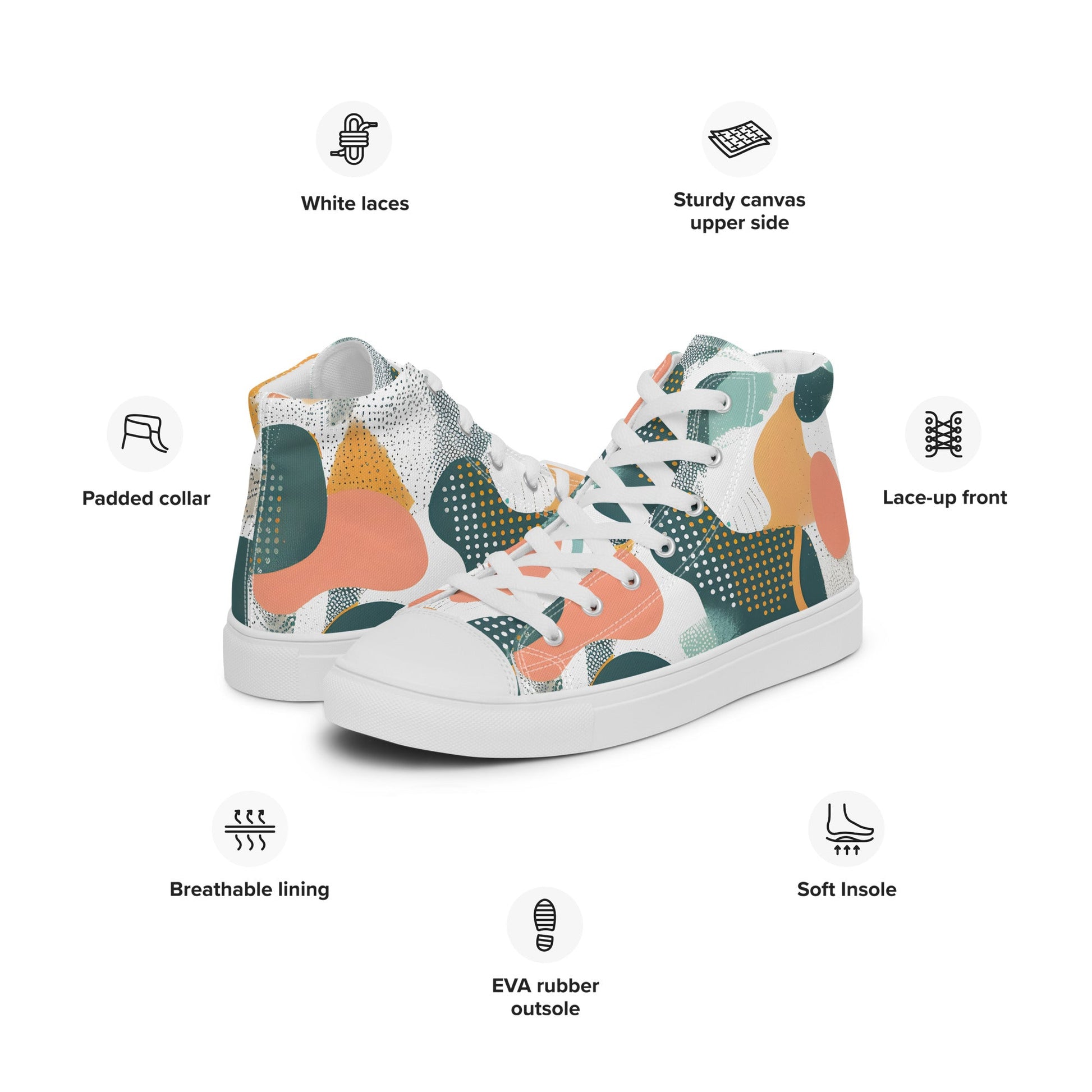 Step into Shapes high top shoes - Sola Shoe