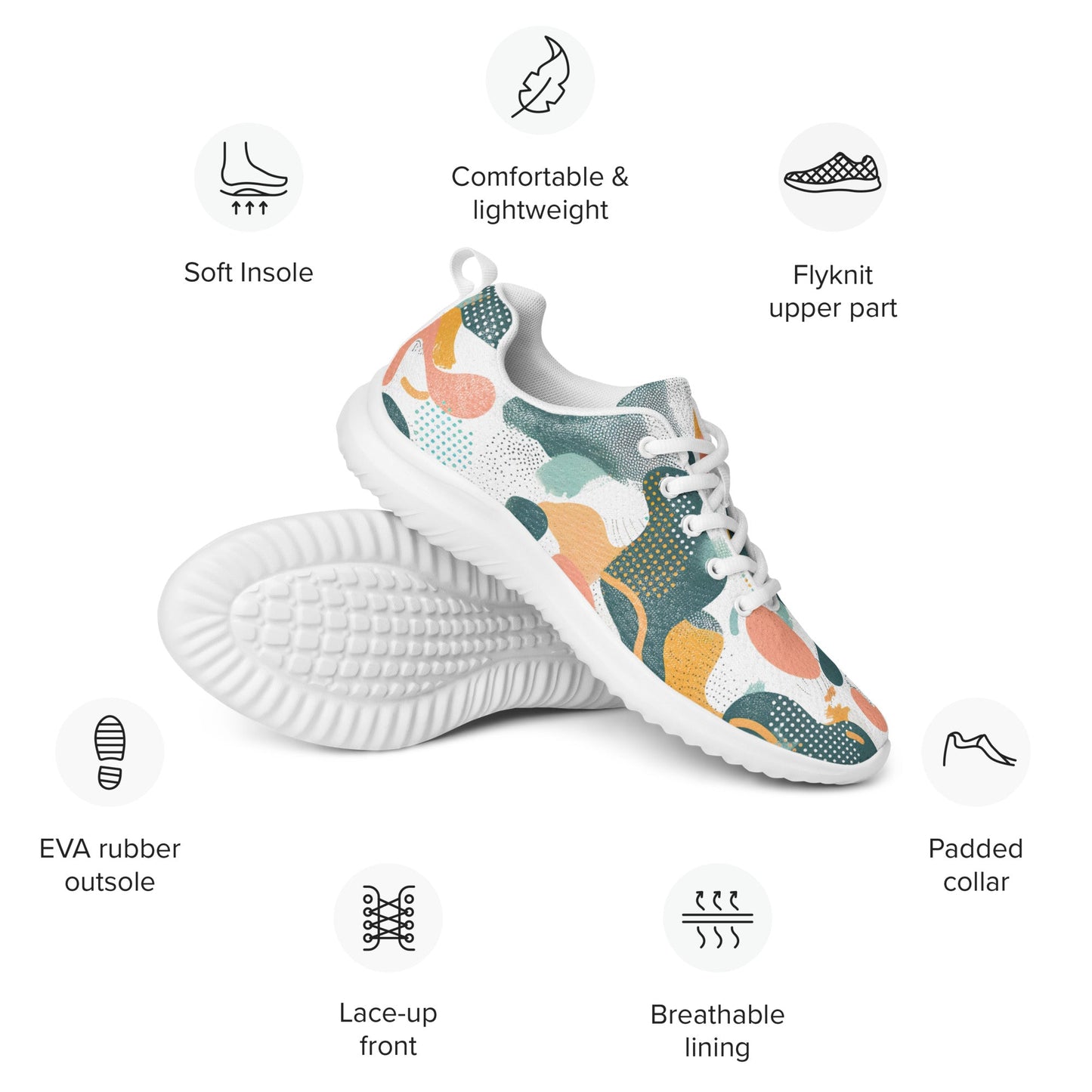 Step into Shapes Men’s athletic shoes - Sola Shoe