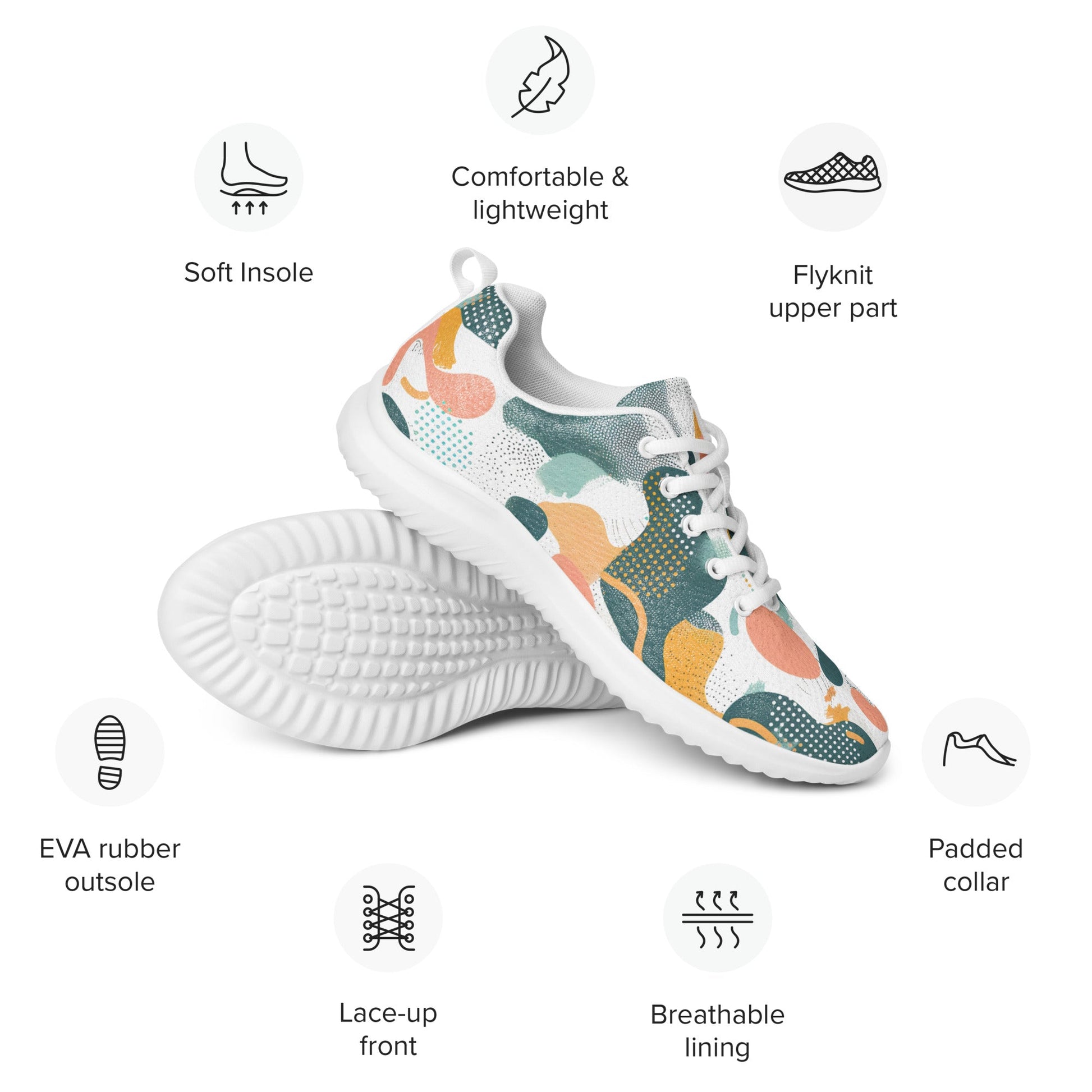 Step into Shapes Men’s athletic shoes - Sola Shoe