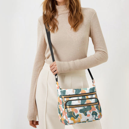 Step into Shapes Multi - pocket Crossbody Bag - Sola Shoe