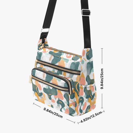 Step into Shapes Multi - pocket Crossbody Bag - Sola Shoe