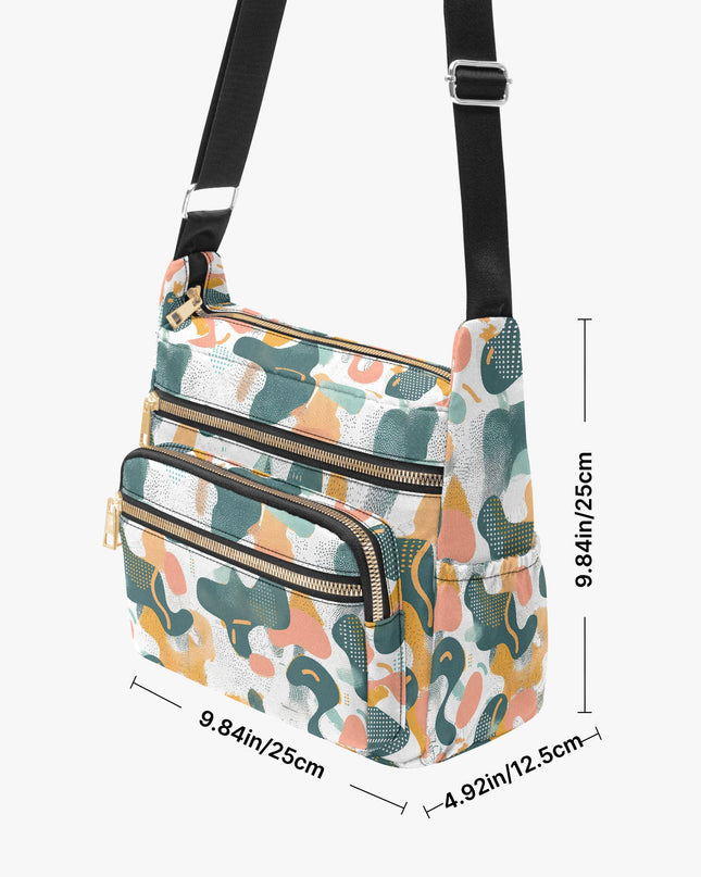 Step into Shapes Multi - pocket Crossbody Bag - Sola Shoe