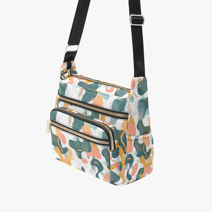 Step into Shapes Multi - pocket Crossbody Bag - Sola Shoe