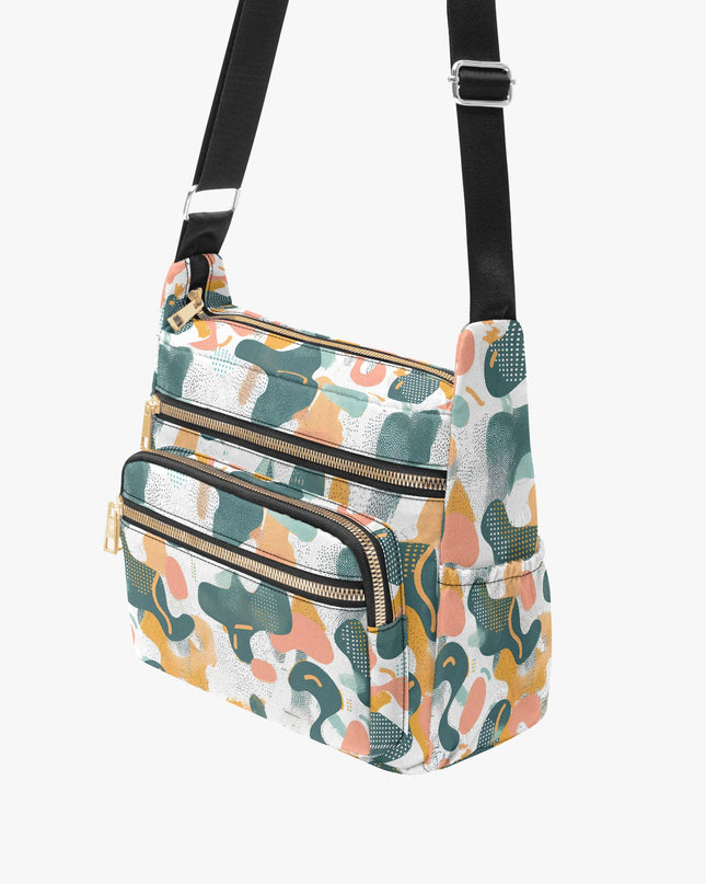 Step into Shapes Multi - pocket Crossbody Bag - Sola Shoe