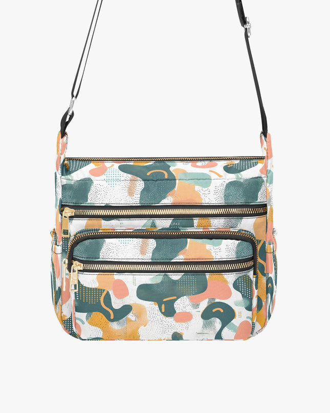 Step into Shapes Multi - pocket Crossbody Bag - Sola Shoe
