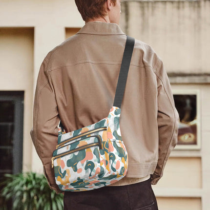 Step into Shapes Multi - pocket Crossbody Bag - Sola Shoe