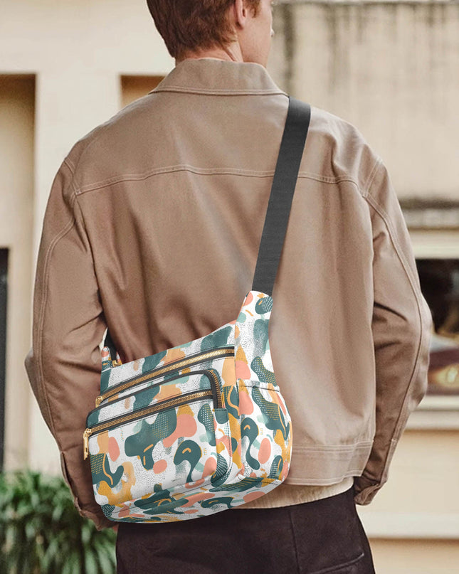 Step into Shapes Multi - pocket Crossbody Bag - Sola Shoe