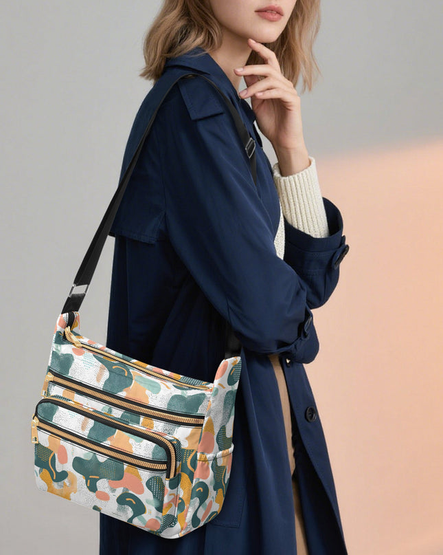 Step into Shapes Multi - pocket Crossbody Bag - Sola Shoe