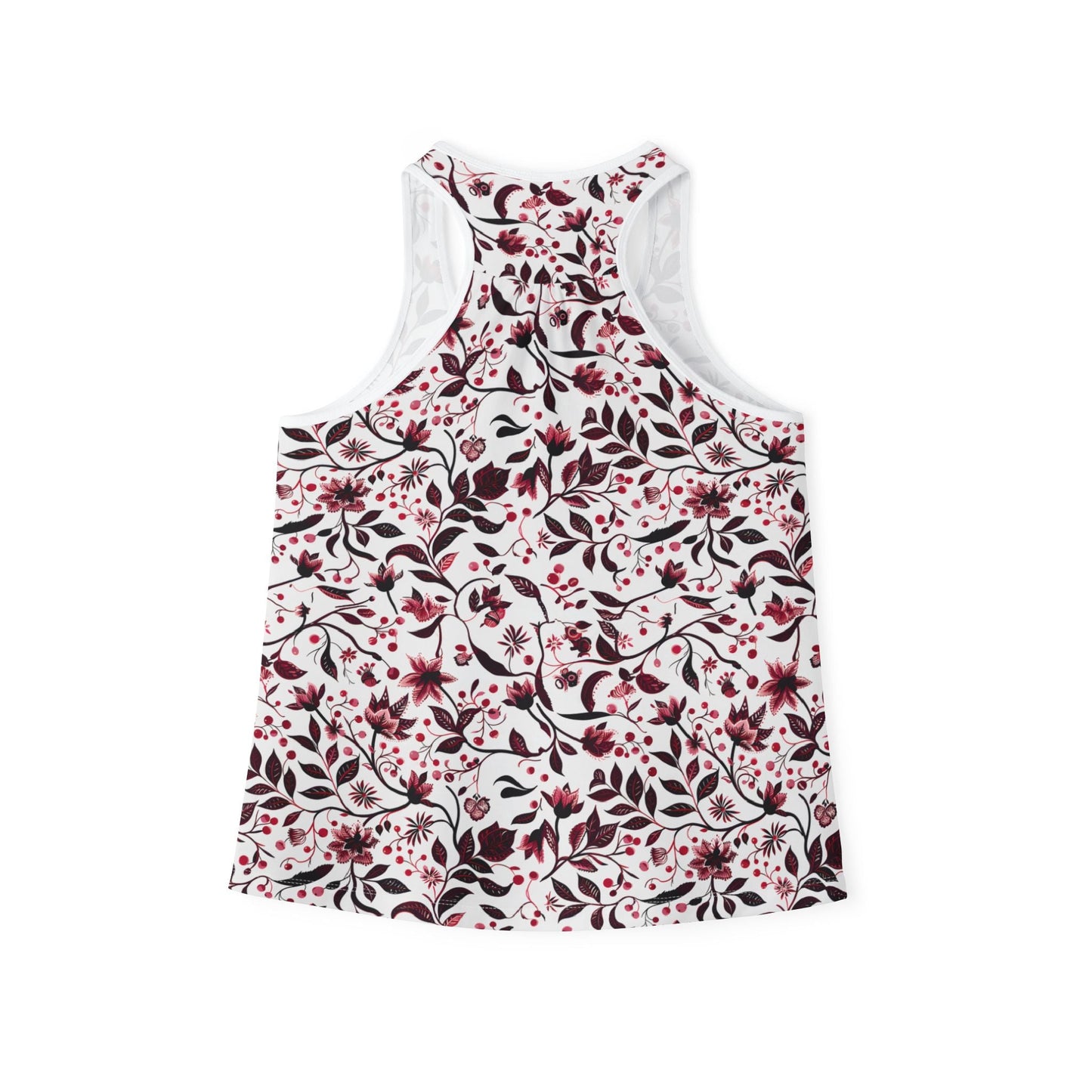 Tank Top Burgundy Flower - Sola Shoe