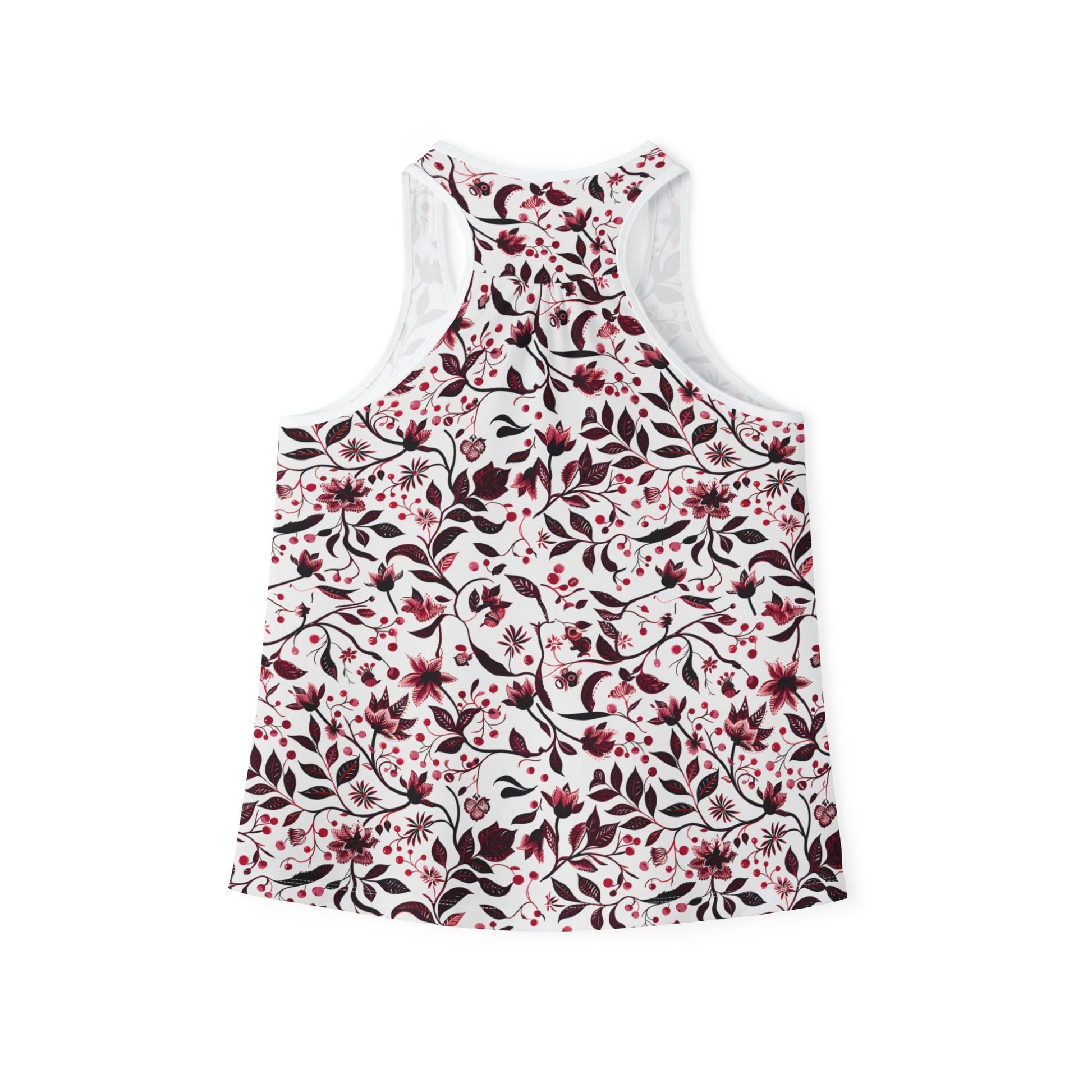 Tank Top Burgundy Flower - Sola Shoe