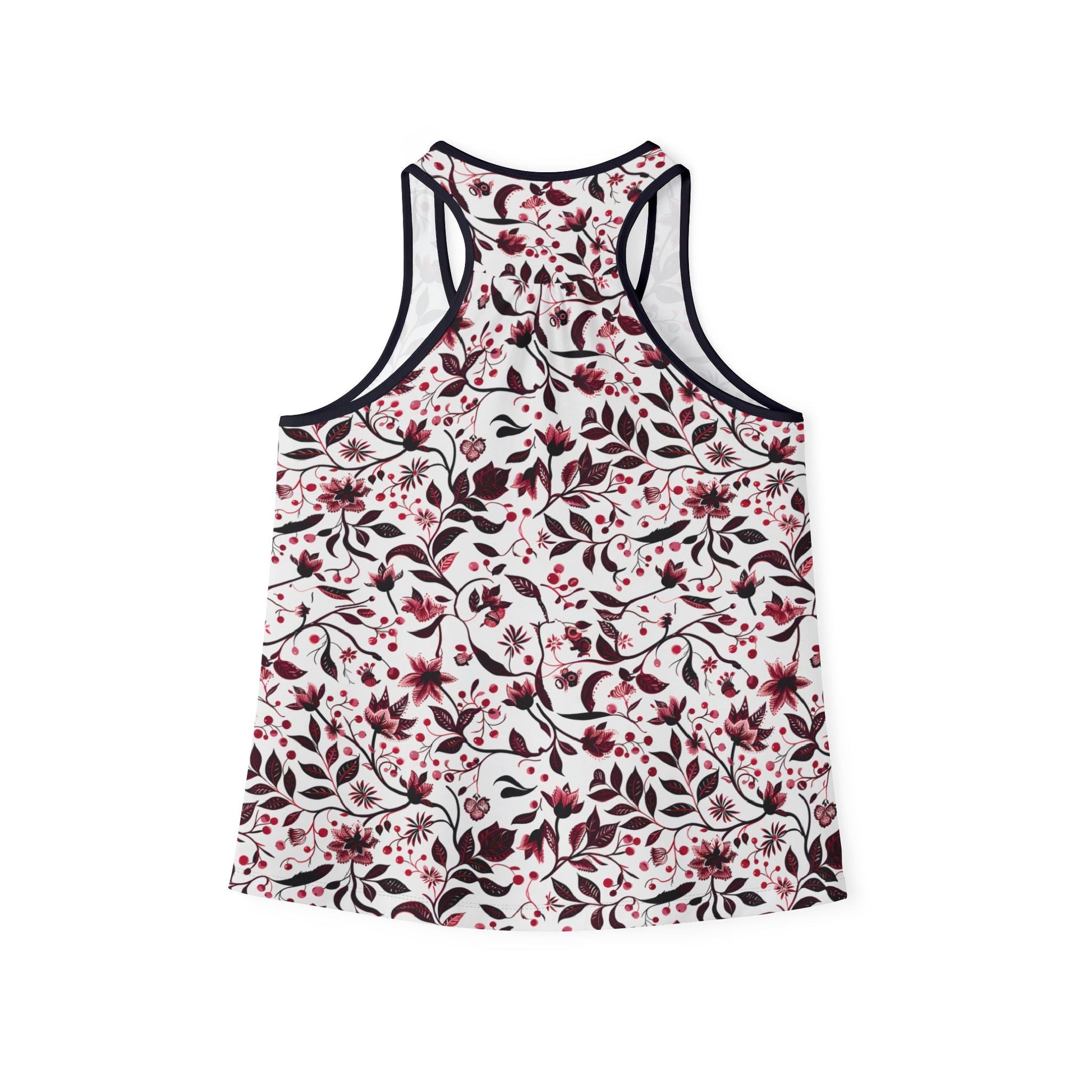 Tank Top Burgundy Flower - Sola Shoe