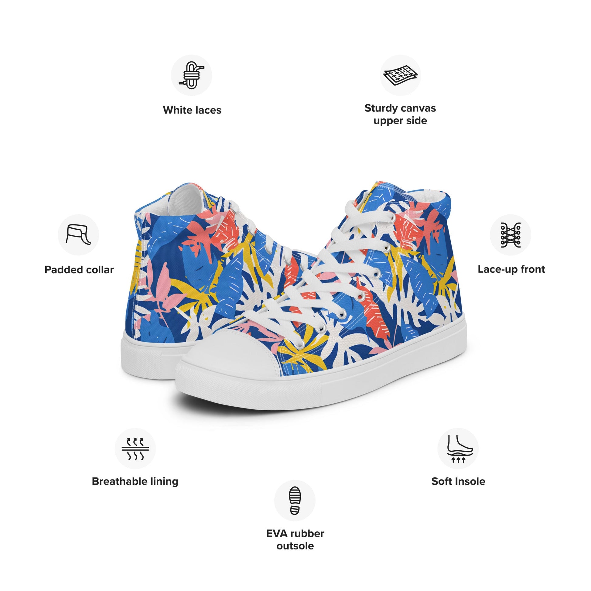 Tropical Storm high top shoes - Sola Shoe
