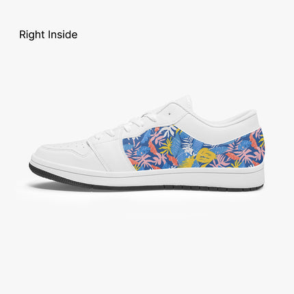 Tropical Storm Low - Top Leather Sneakers - Sola Shoe