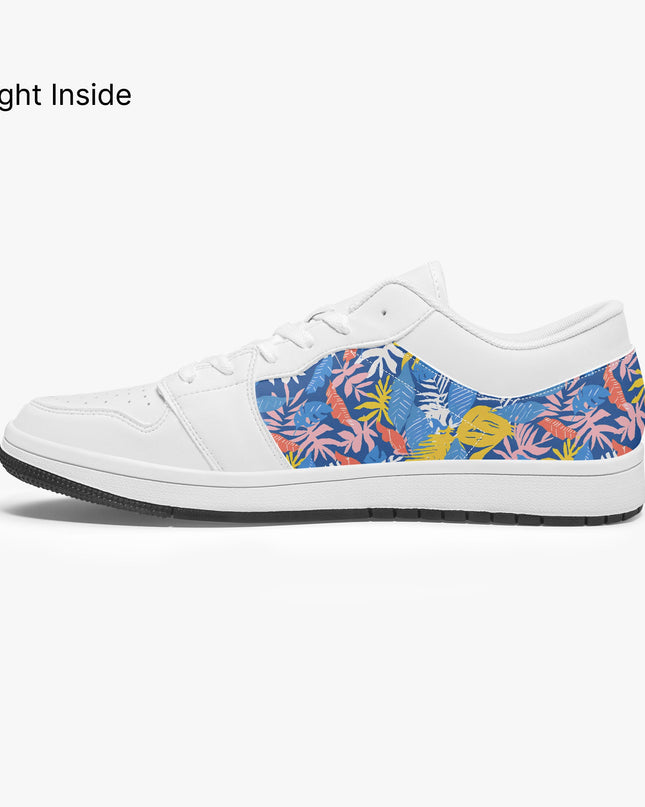 Tropical Storm Low - Top Leather Sneakers - Sola Shoe