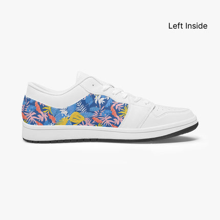 Tropical Storm Low - Top Leather Sneakers - Sola Shoe