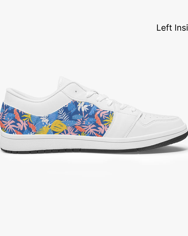 Tropical Storm Low - Top Leather Sneakers - Sola Shoe