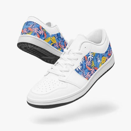 Tropical Storm Low - Top Leather Sneakers - Sola Shoe