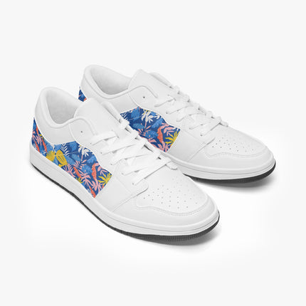 Tropical Storm Low - Top Leather Sneakers - Sola Shoe